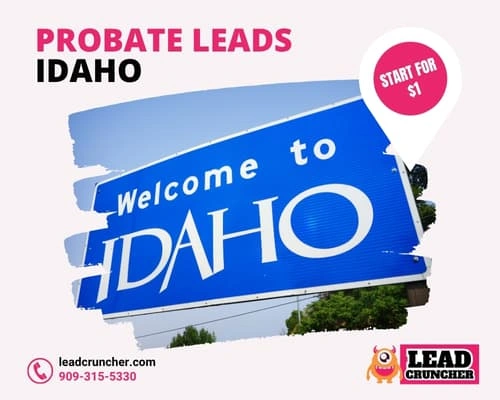 Idaho probate leads, inherited property and motivated seller data