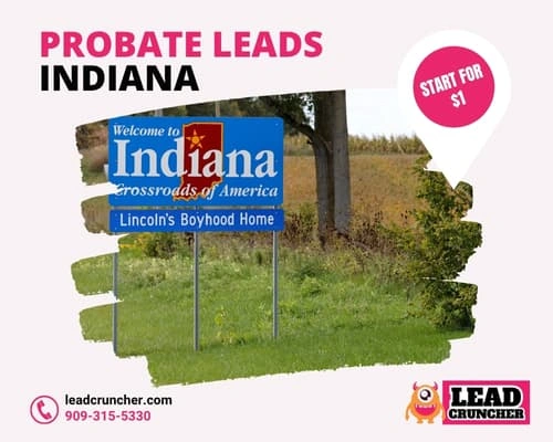 Indiana probate leads, inherited property and motivated seller data