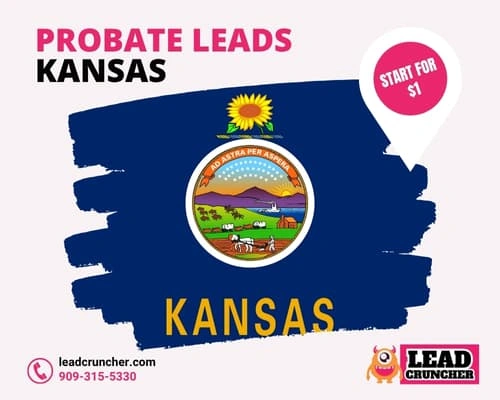Kansas probate leads, inherited property and motivated seller data
