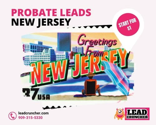 New Jersey probate leads, inherited property and motivated seller data