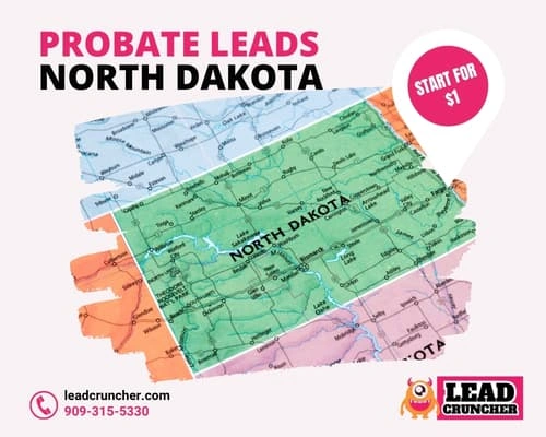 North Dakota probate leads, inherited property and motivated seller data