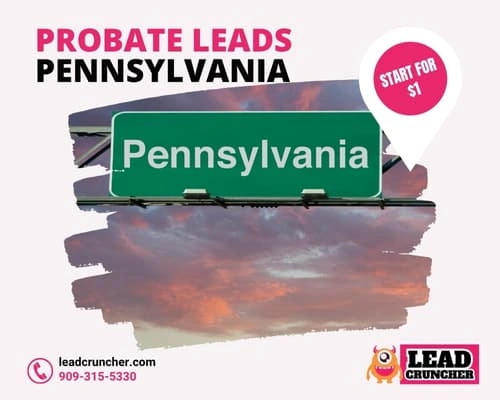 Pennsylvania probate leads, inherited property and motivated seller data