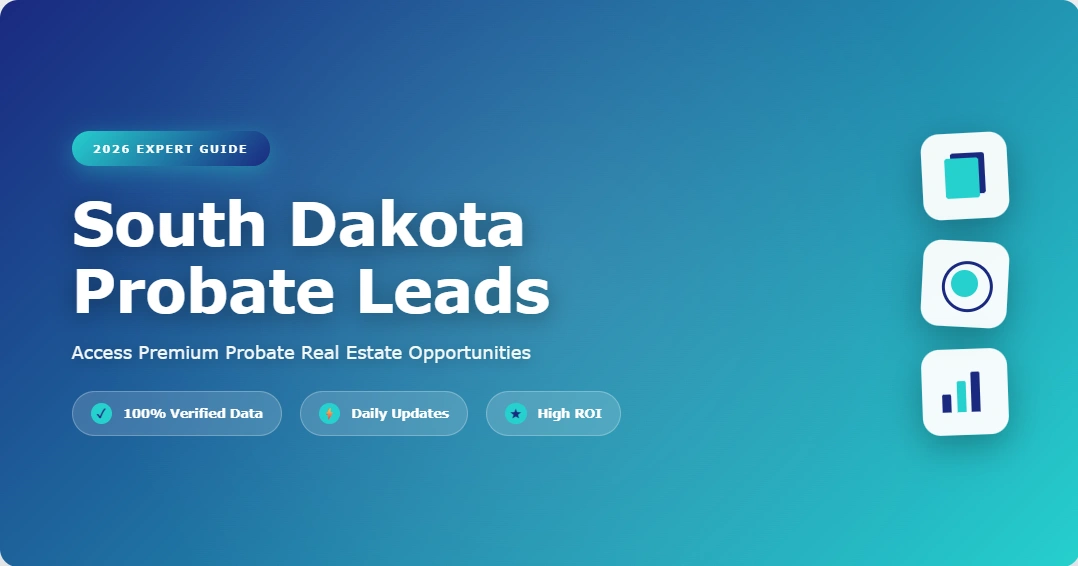 South Dakota probate leads, inherited property and motivated seller data