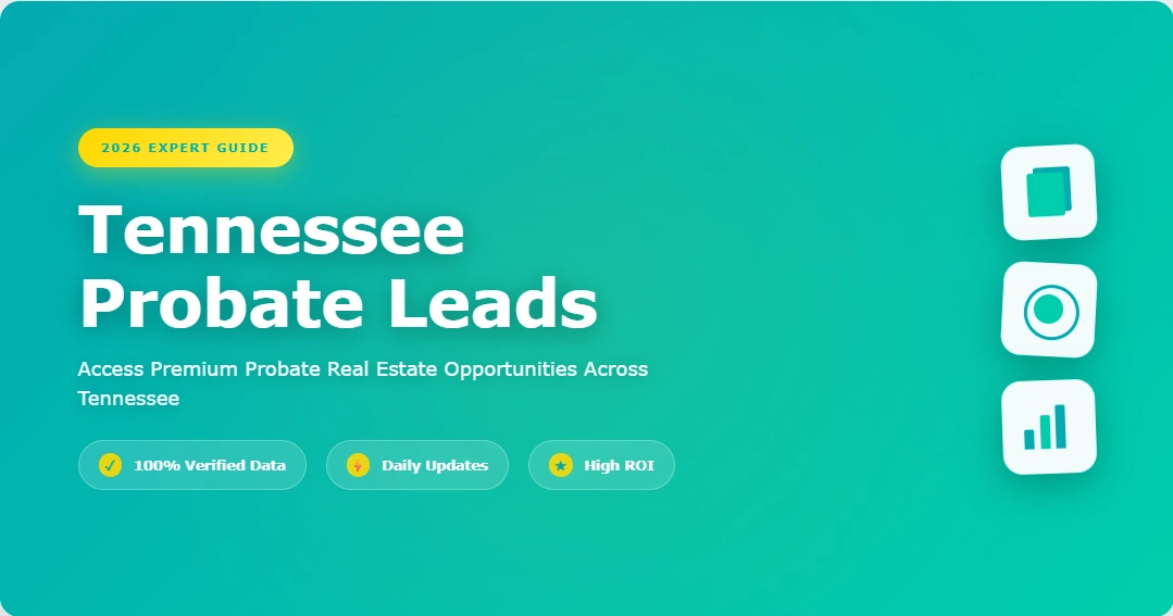 Tennessee probate leads, inherited property and motivated seller data