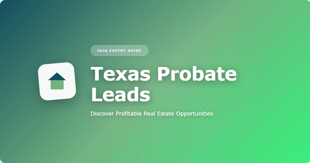 Texas probate leads, inherited property and motivated seller data