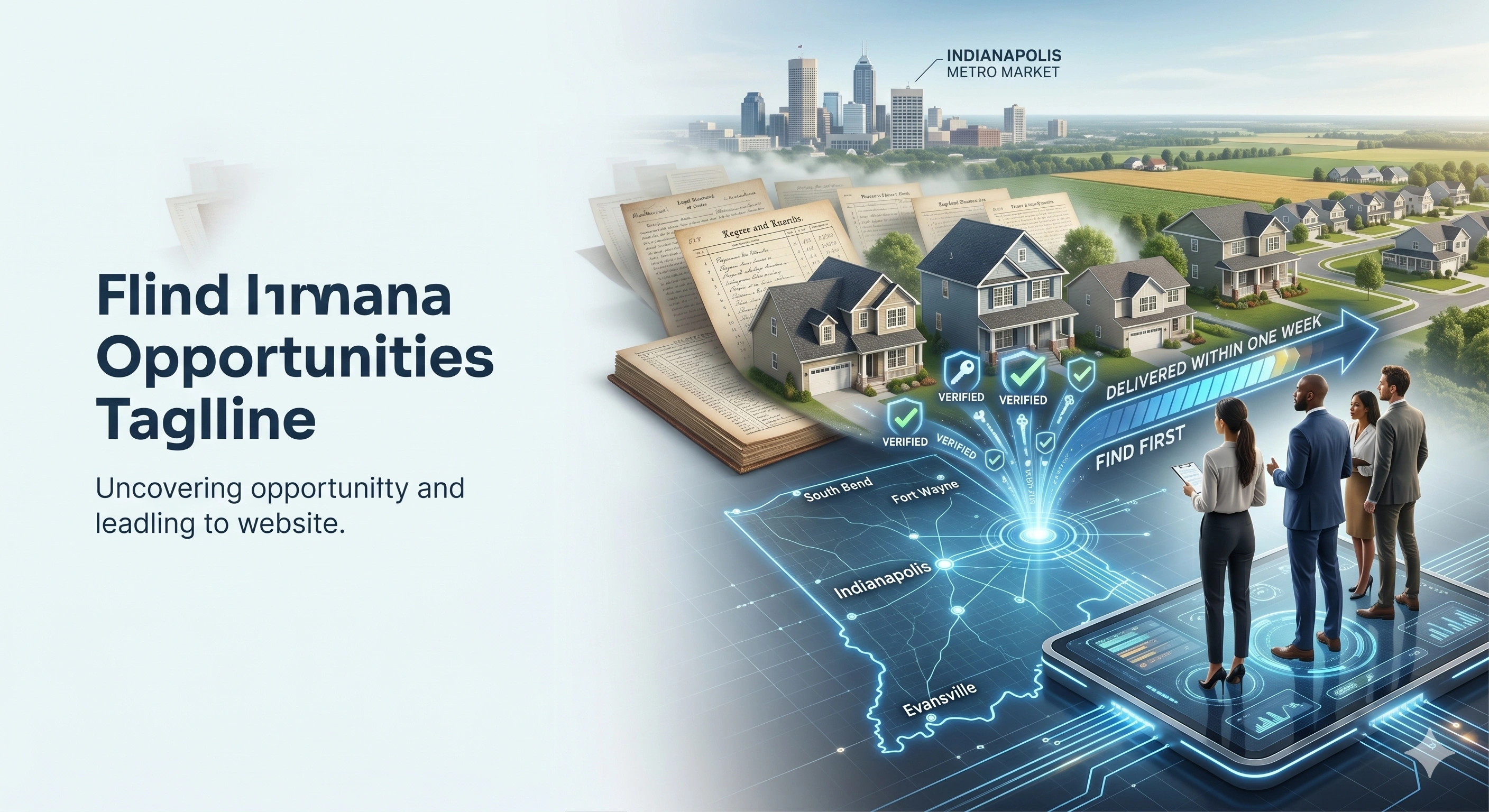 Indiana inherited property and pre-probate lead data platform