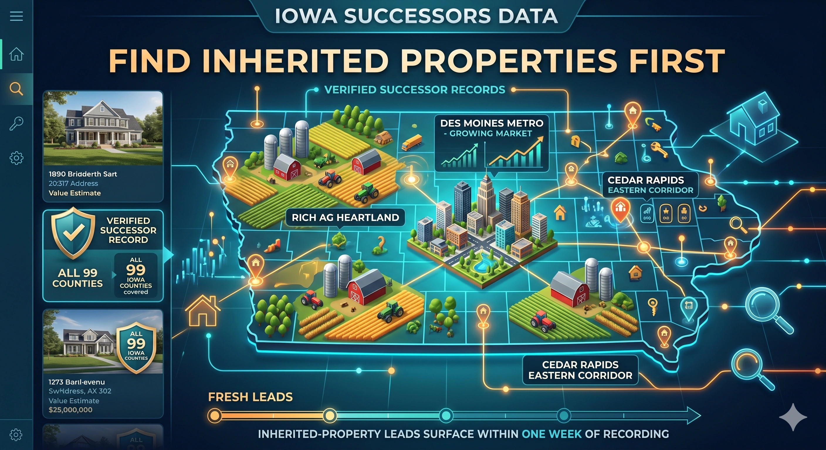 Wayne County, Iowa Successors Data platform