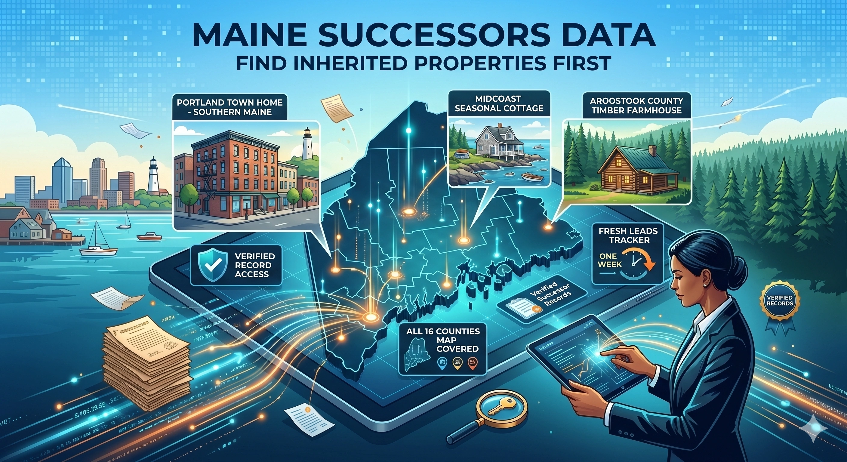 Aroostook County, Maine Successors Data platform