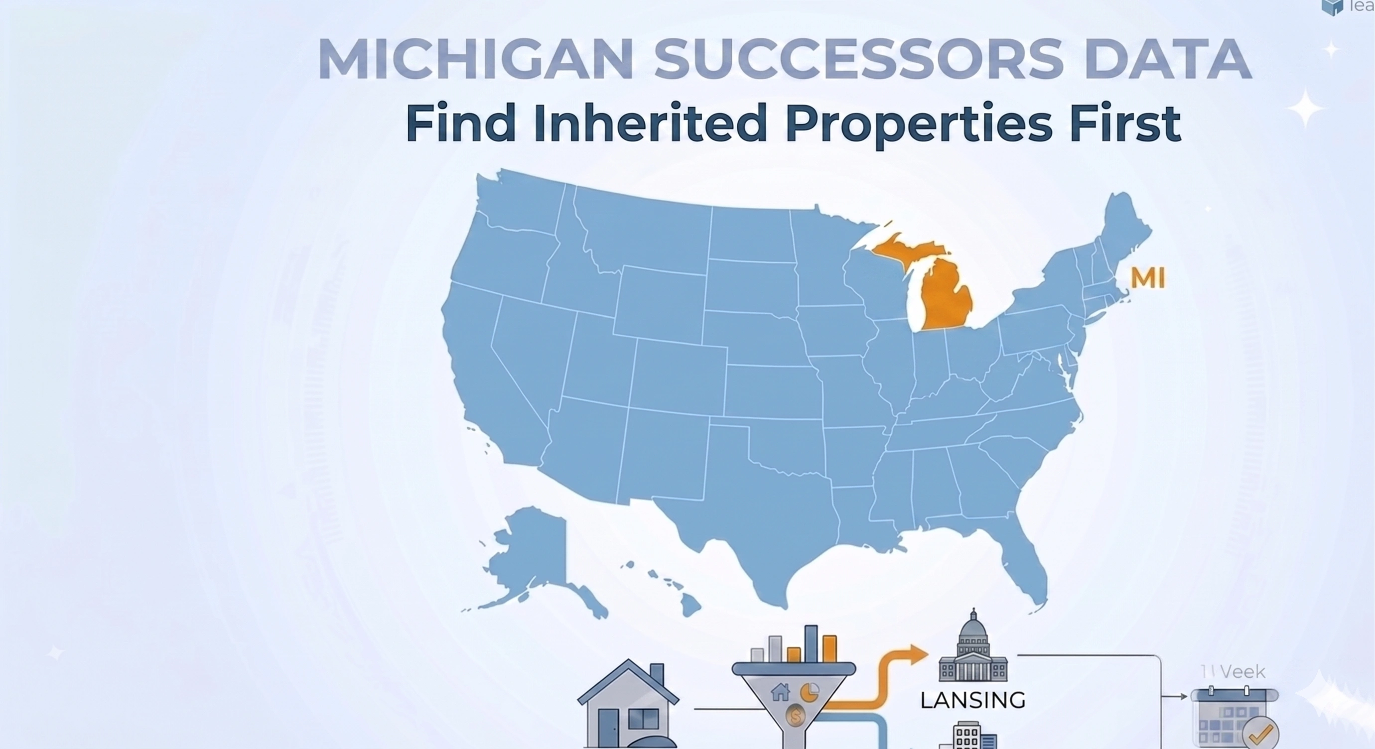Michigan inherited property and successor data coverage map