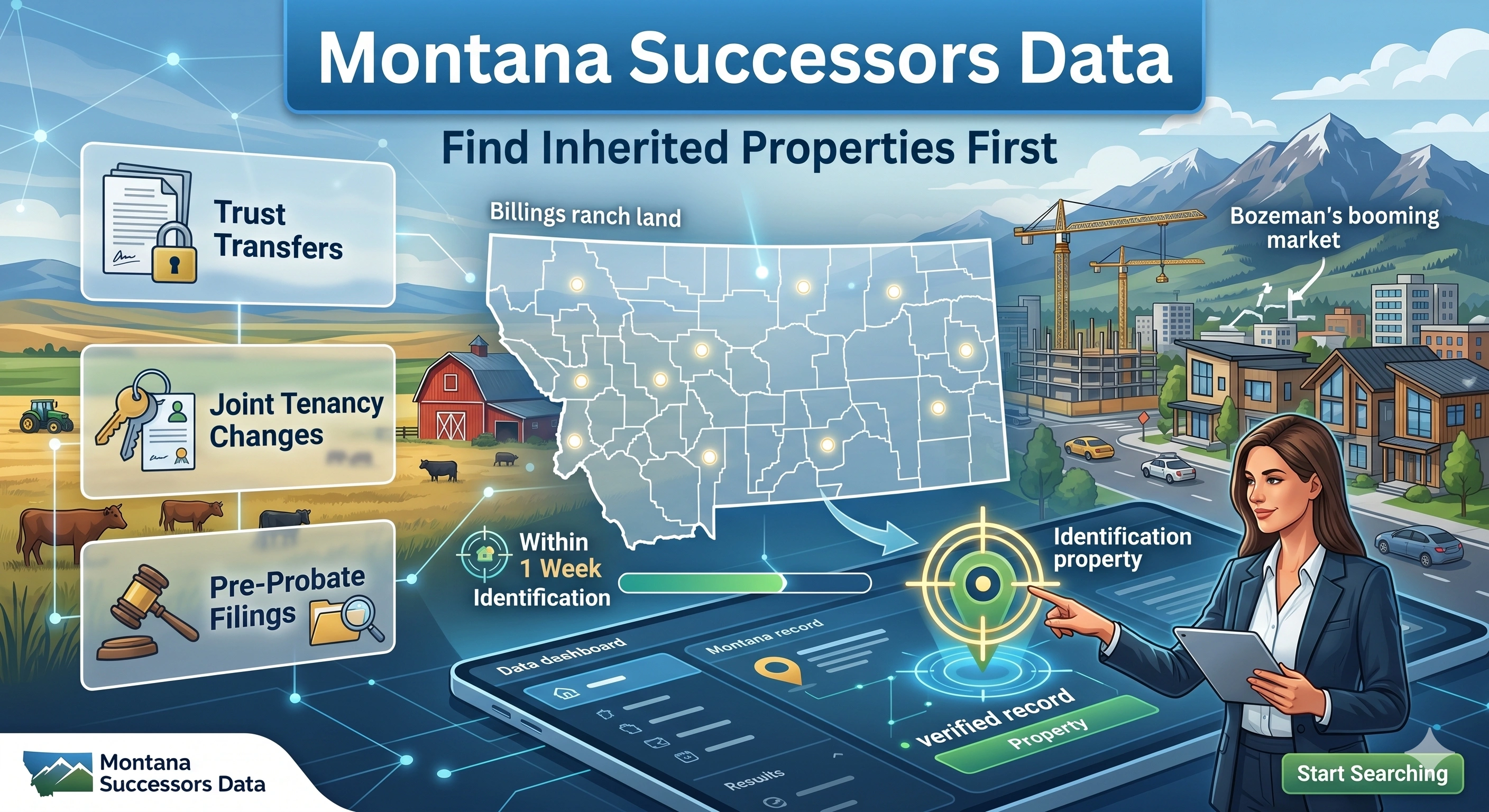Custer County, Montana Successors Data platform