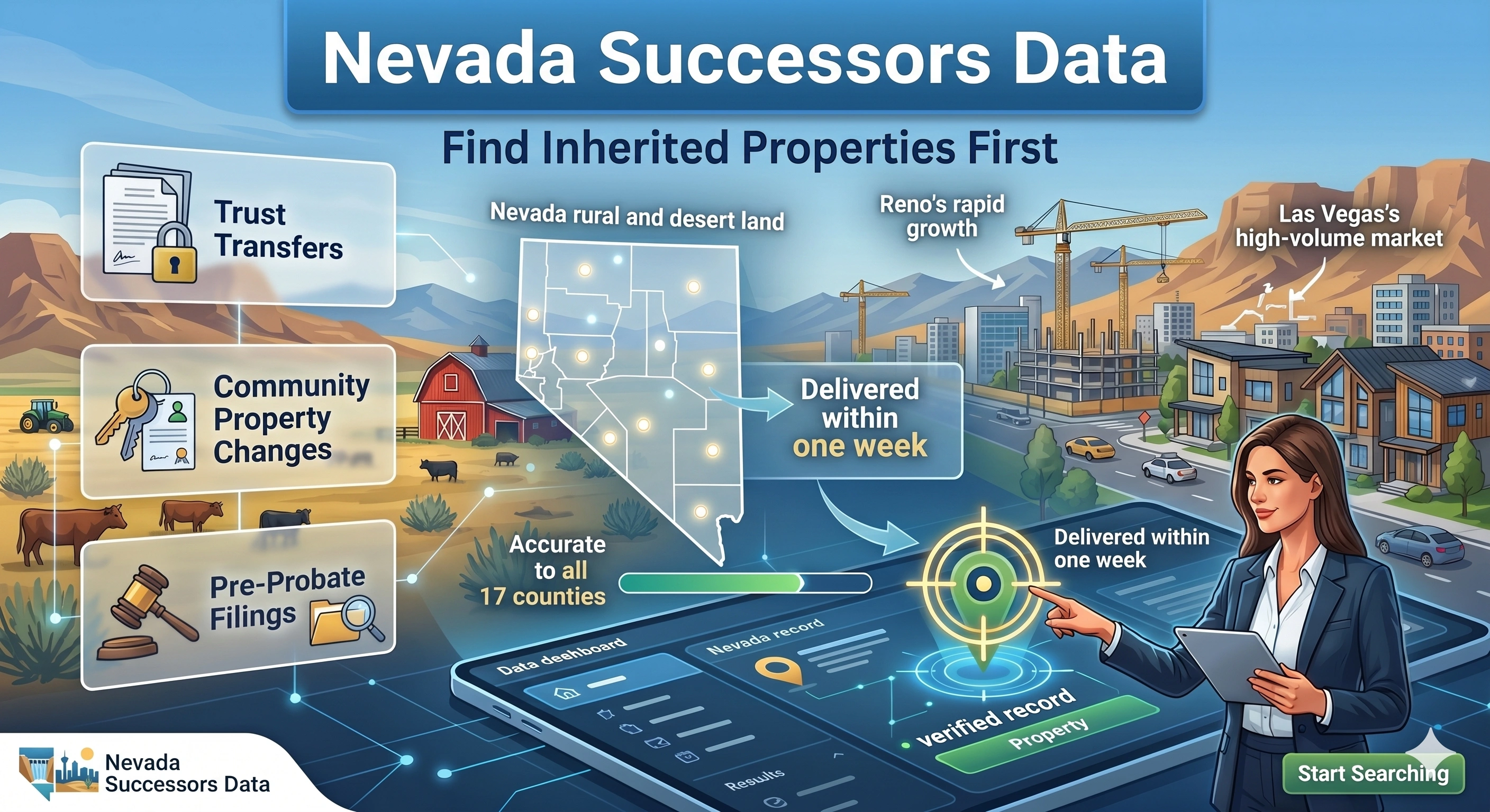 Las Vegas, Nevada Successors Data platform