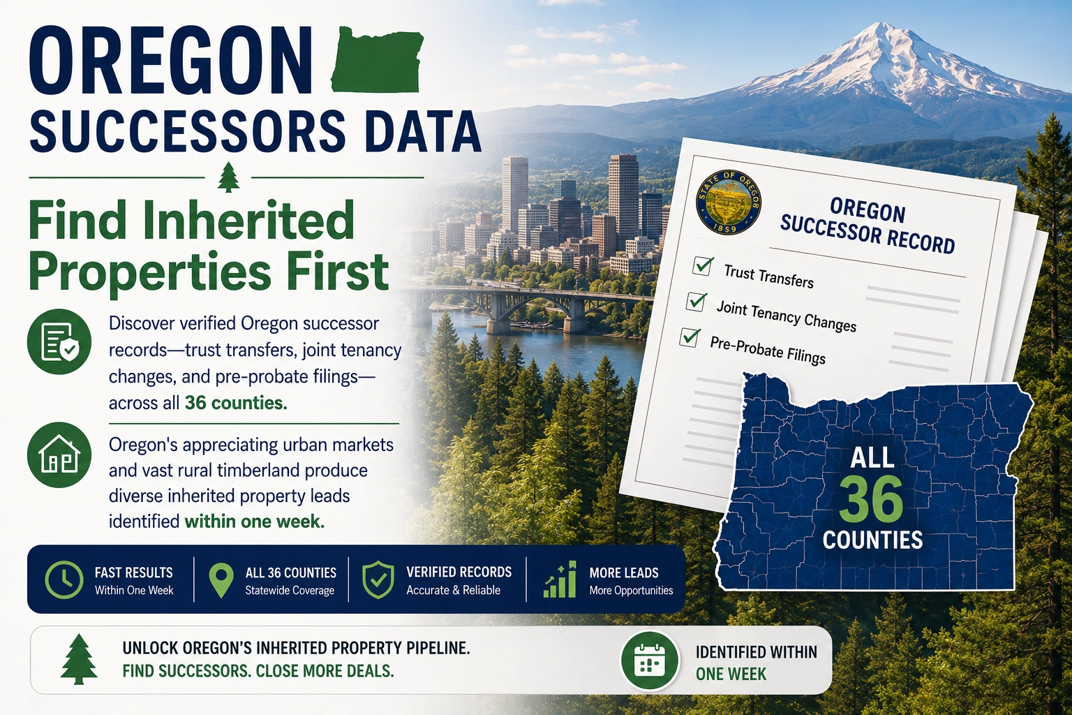 Portland, Oregon Successors Data platform