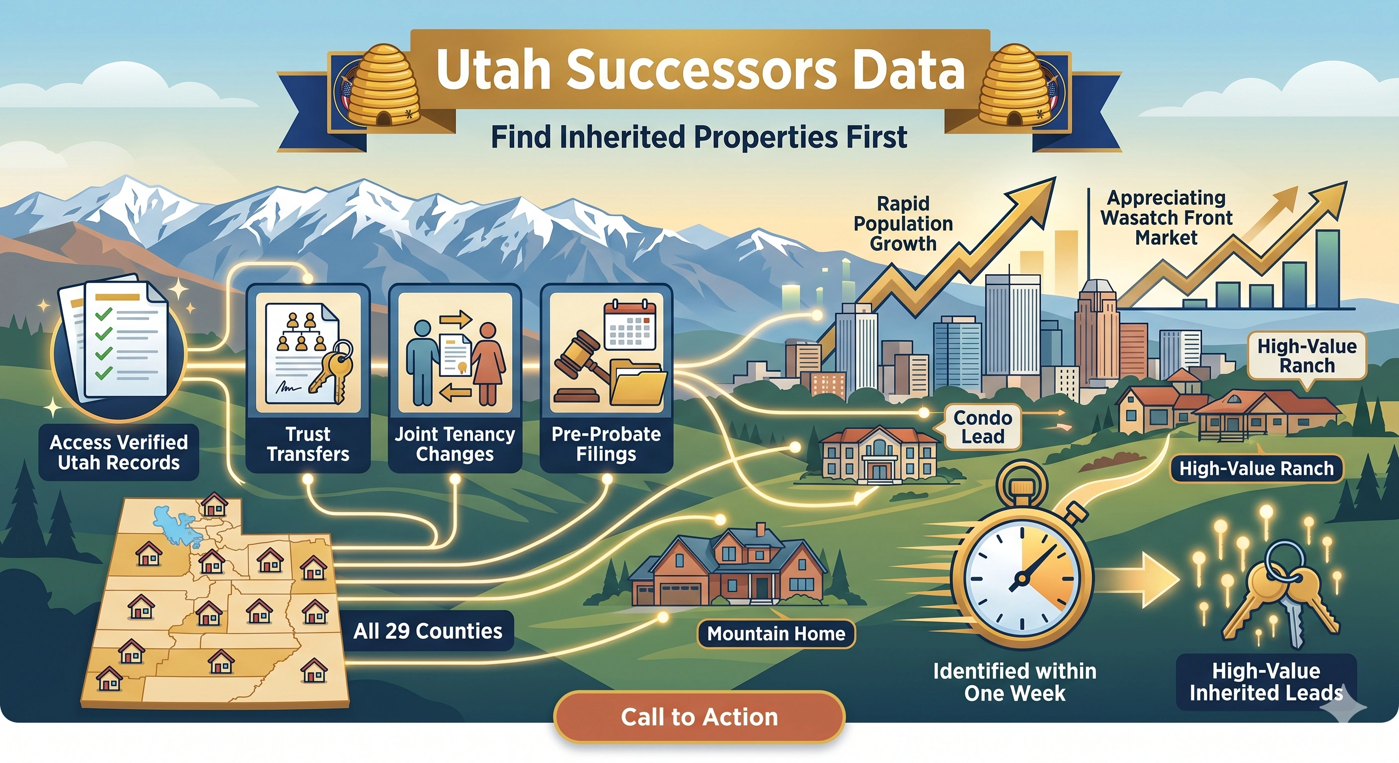 Wayne County, Utah Successors Data platform